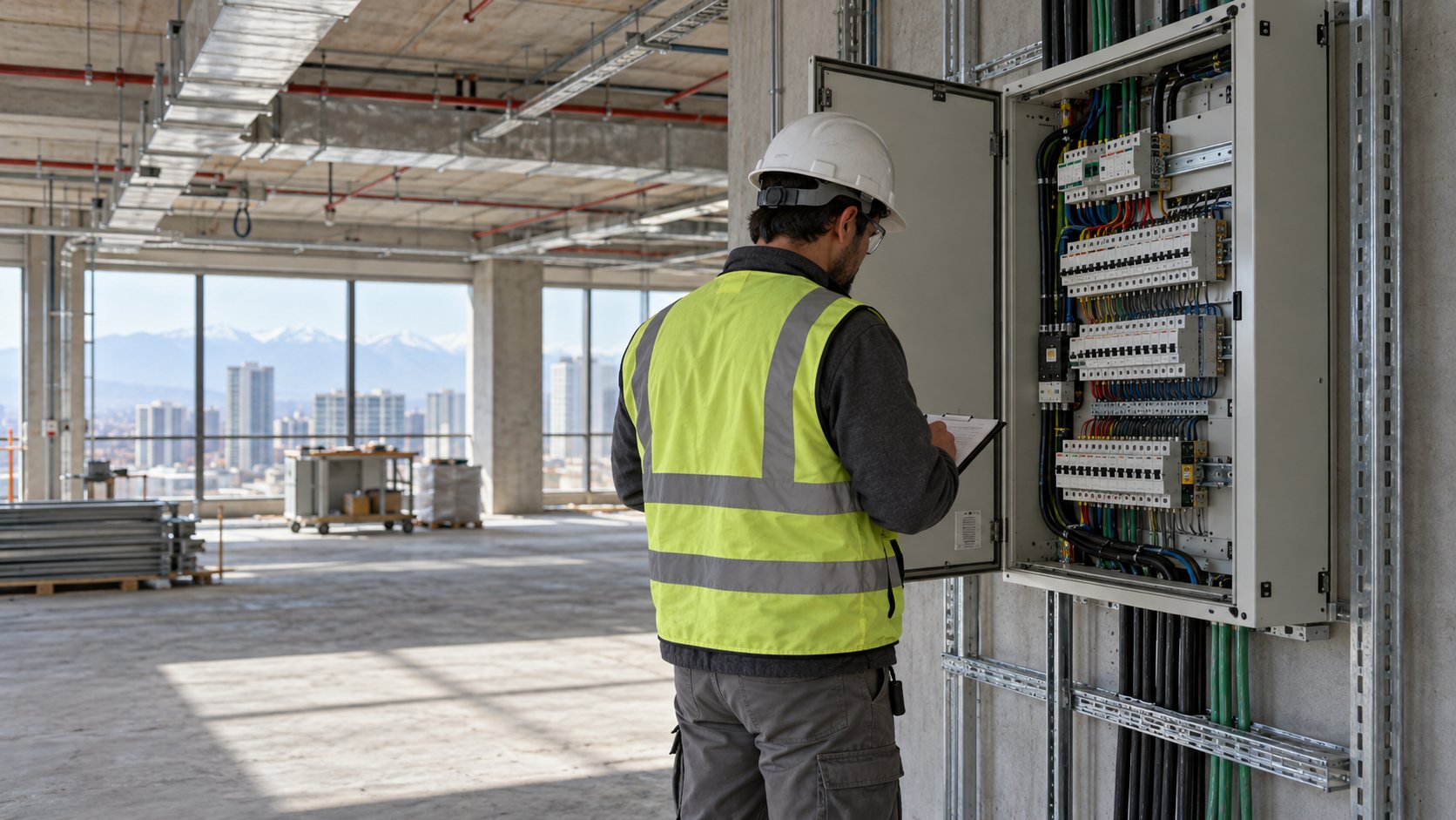 Imagen ilustrativa de una instalación eléctrica